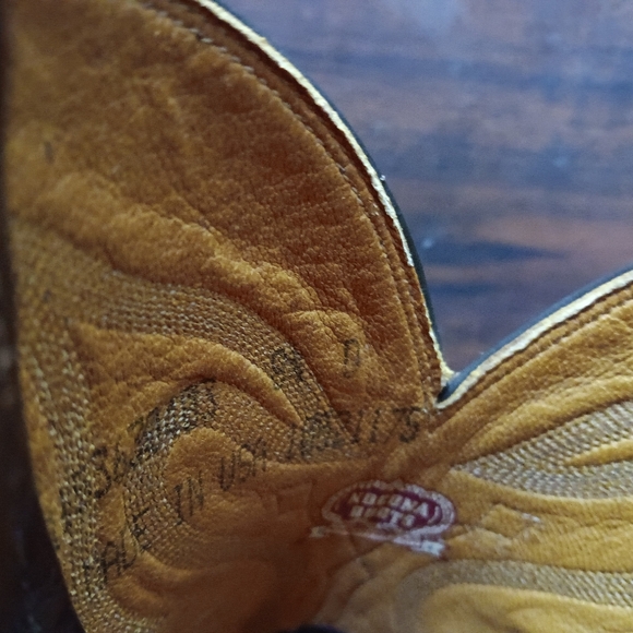 Mens Nocona Brown Lizard Boots 8.5D - Picture 8 of 8